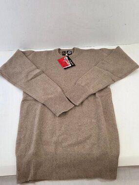 Panda Cashmere / Wool Blend Beige Sweater Vintage New w/ Tags